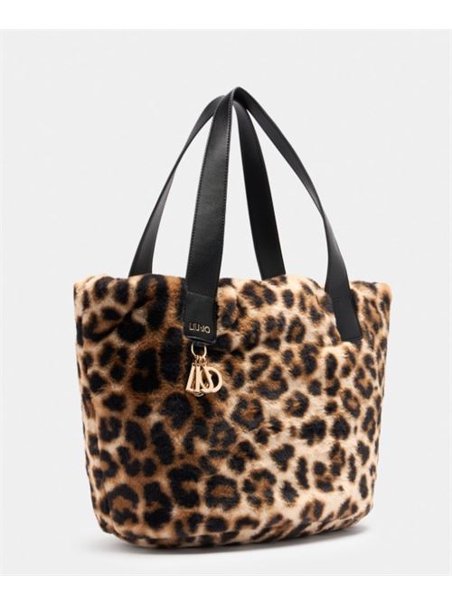 Borsa hobo grande in pelliccia sintetica Liu Jo | AF5154E0305.00047
